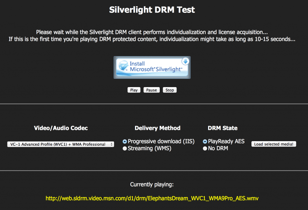silverlight for mac installed but not working