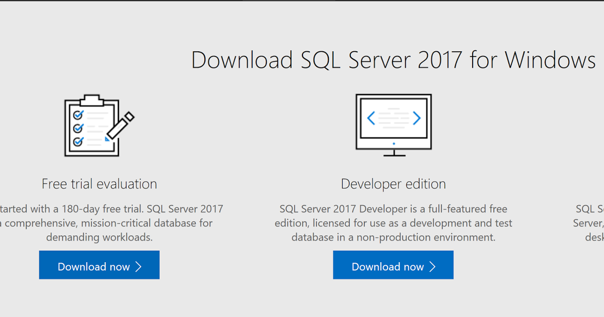 Download sql server 2017 for windows